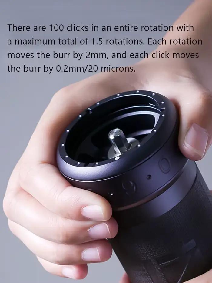 1Zpresso KUltra moulin à café manuel moulin Portable 48mm bavure en acier inoxydable