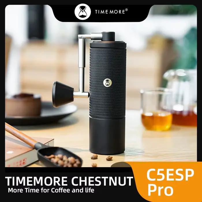 TIMEMORE Chestnut C5 ESP PRO expresso manuel moulin à café réglable noyau en acier bavure SendCleani