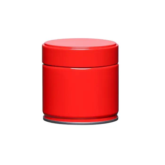 Boîte à thé ronde en fer blanc Portable, grande capacité, scellée, pot à thé résistant à l'humidité 