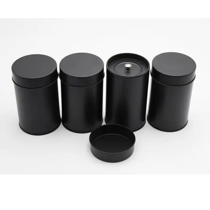 Boîte à thé 4 pièces avec double couvercle scellé, adaptée aux boîtes à thé en métal en vrac, adapté