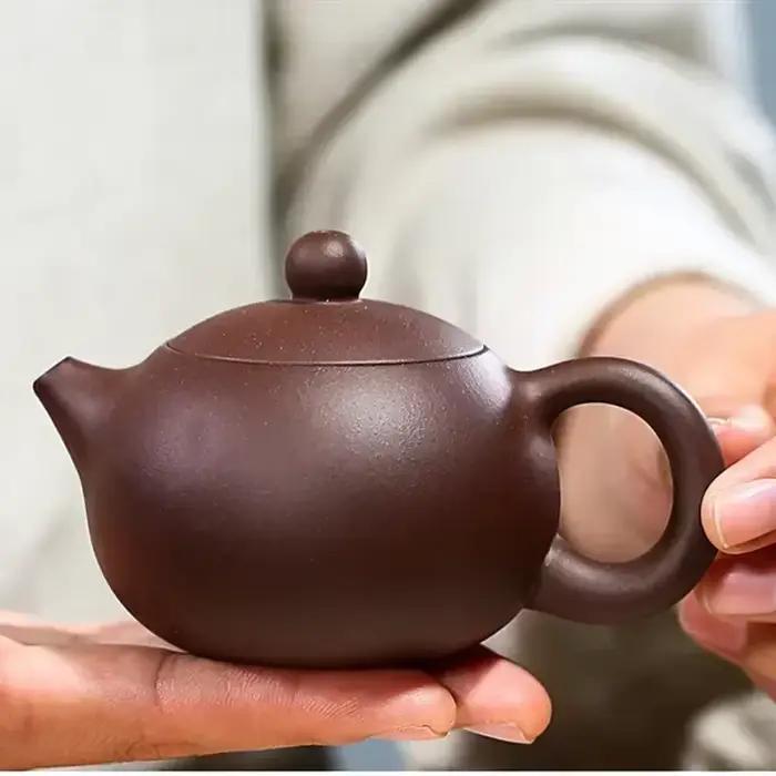Yixing Boutique – théières en argile violette, infuseur en forme de boule, théière Xishi, bouilloire
