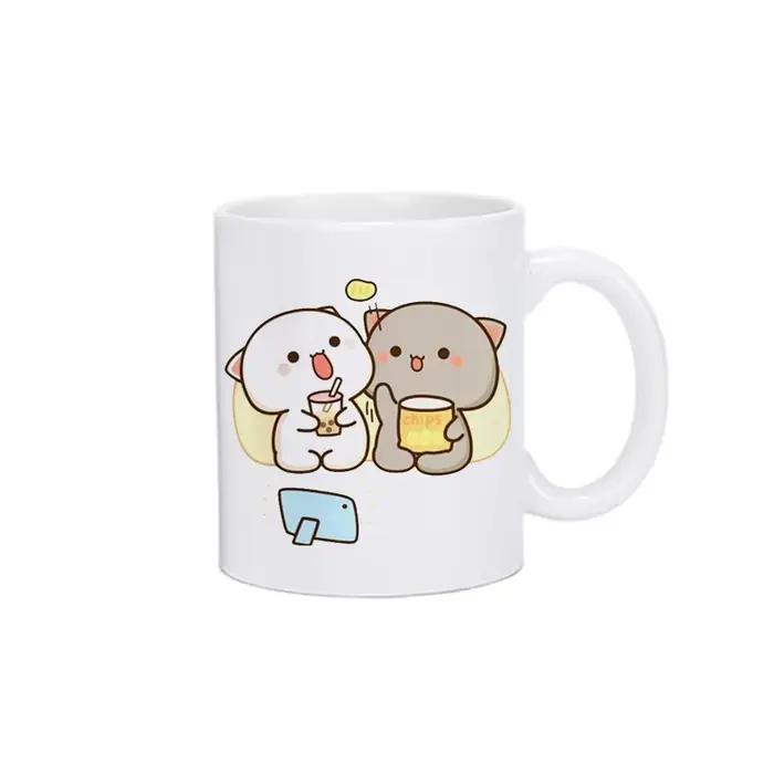 Panda Bear Bubu Dudu café lait tasse moka chat Panda ours Couple tasse de noël Kawaii tasses tasses 