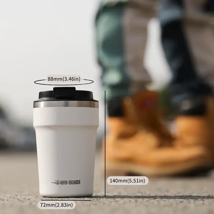 Tasses portables MHW-3BOMBER 360ml, tasse thermique pour café, eau, en acier inoxydable, tasse d'ext