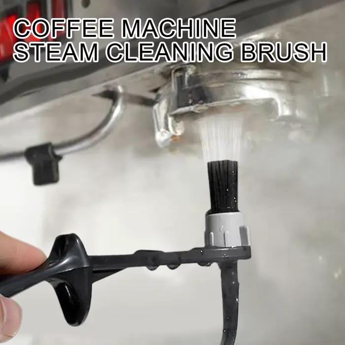Brosse de nettoyage pour machine à café - Outil de nettoyage à vapeur haute pression pour machines à
