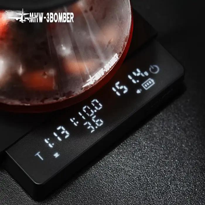 MHW-3BOMBER Numérique Cuisine Café Balance Haute Précision Cyclique Rechargeable Espresso Électroniq