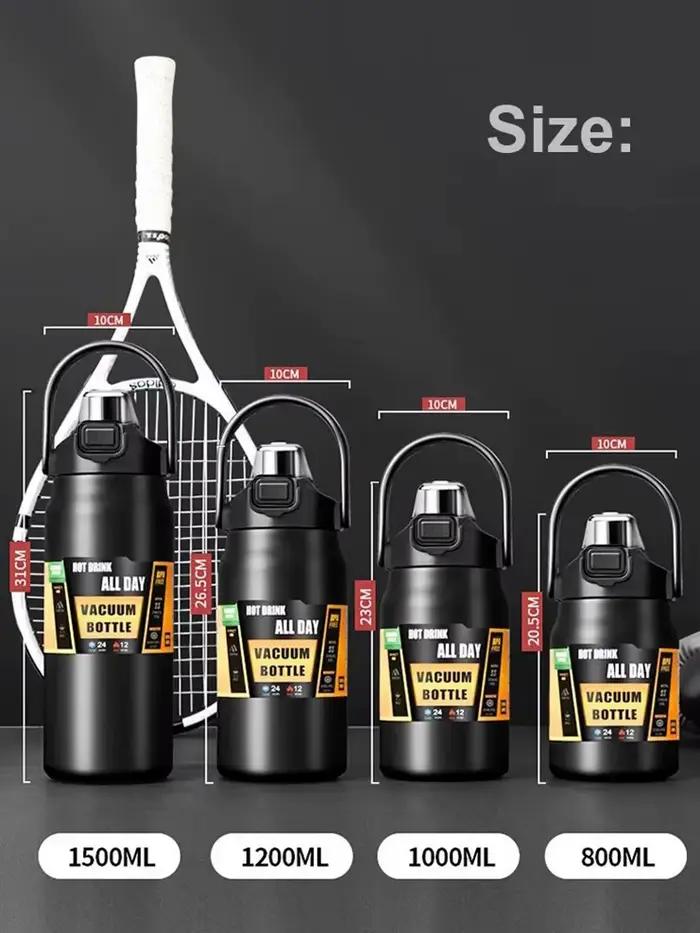 Thermos Portable avec paille 304 tasse thermique en acier inoxydable gobelet tasse à café flacons so