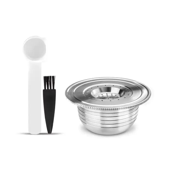 ICafilas Capsules rechargeables Bialetti Capsules café Bialetti réutilisable en acier inoxydable pou