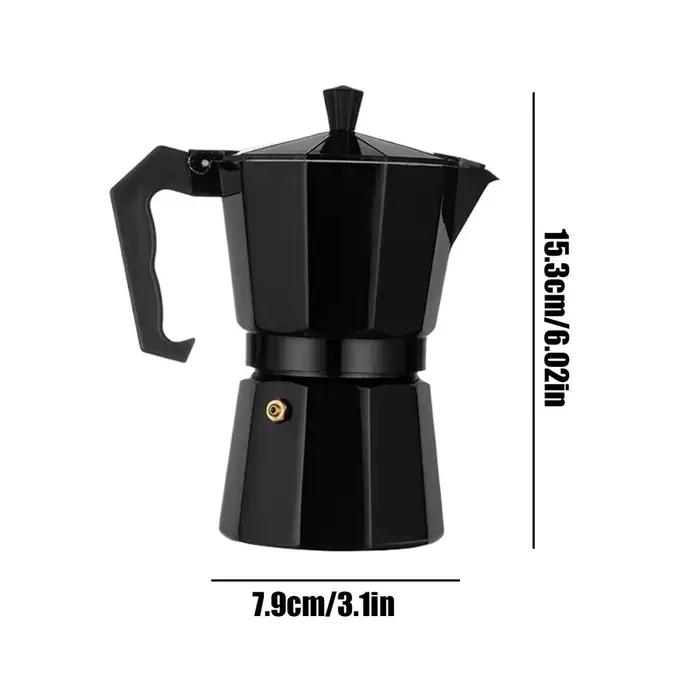 Cafetière Moka à l'extrait frais de Style italien, cafetière en aluminium de Type italien, cafetière