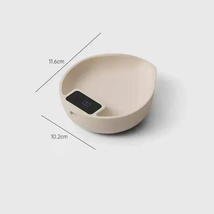 Balance électronique à café plateau à grains expresso LED pesant 0.1 gramme ABS balance à café élect