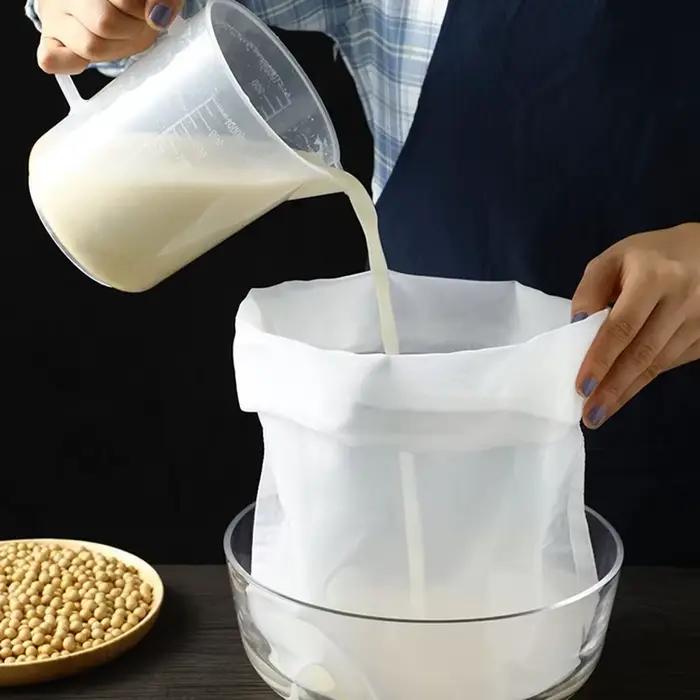 100/200/300 maille filtre presser sac d'eau noix lait Net yaourt thé bière café alimentaire filtre c