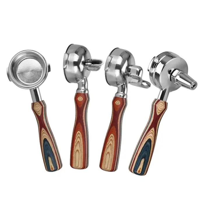 Porte-filtre à café sans fond, Double bec 51mm 54mm 58mm pour Delonghi Breville E61 Nuova Machine à 