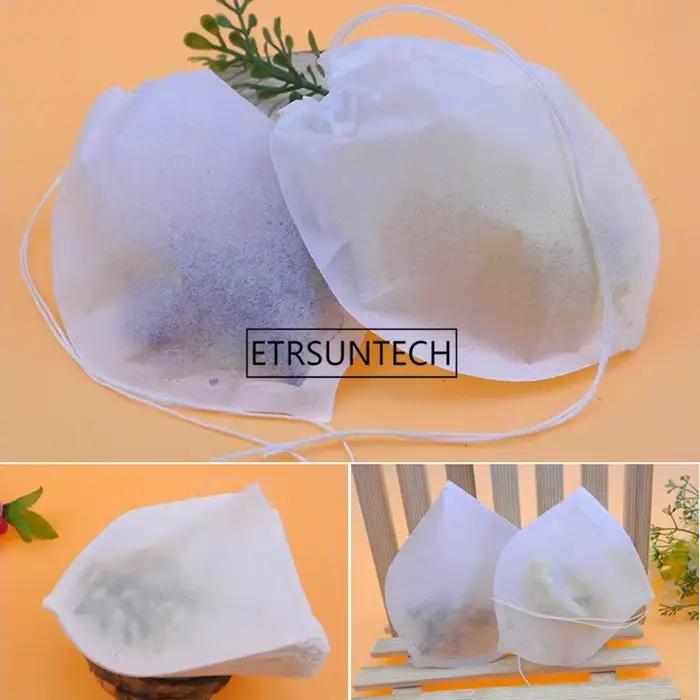 Sachets de Thé en Forme de Goutte, Filtre, Infuseur, Passoire en Papier, Thermoscellés, avec Ficelle