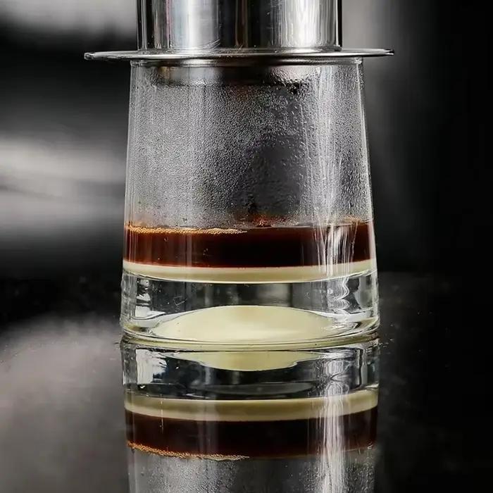 Filtre à café en acier inoxydable de Style vietnamien, Pot à infuser, Portable, pour la maison, le b
