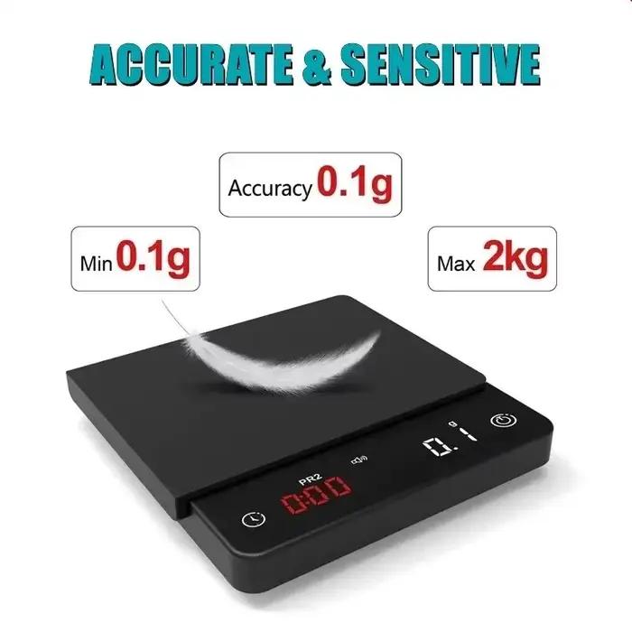 Balance électronique personnelle pour café, balance à café italienne domestique, poids en grammes, b