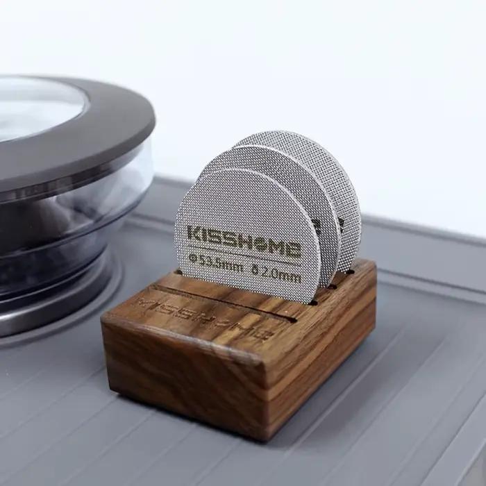 KISSHOME – écran de rondelle à expresso 51mm 53.5mm 58.5mm 57.3mm, filtre à mailles, porte-filtre, o