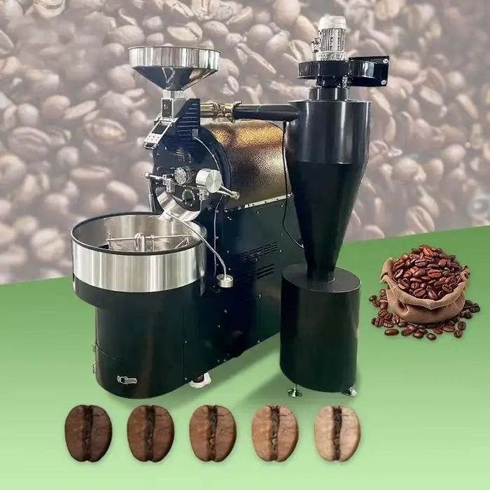 Torréfacteur de café industriel entièrement automatisé de 3 kg, 50 kg, 60 kg, 150 kg, machine de tor