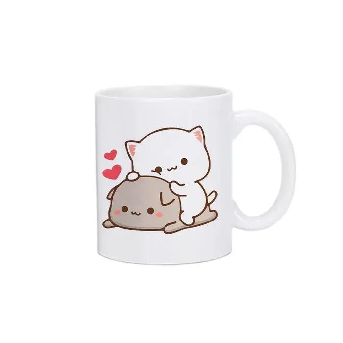 Panda Bear Bubu Dudu café lait tasse moka chat Panda ours Couple tasse de noël Kawaii tasses tasses 