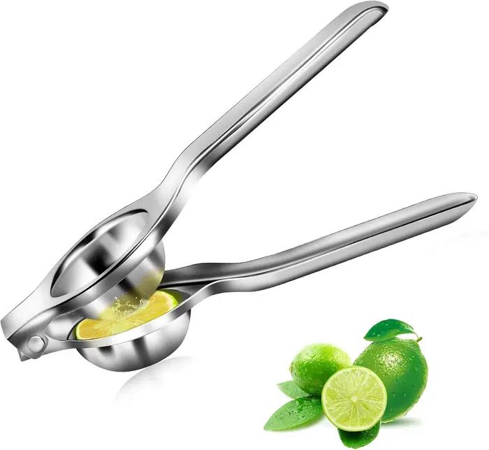 Presse-citron manuel en acier inoxydable, processeur de pince à citron, presse-agrumes Orange domest