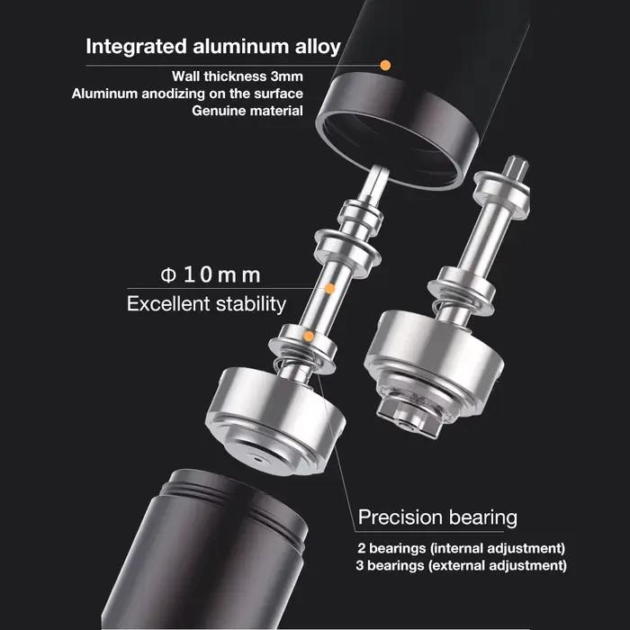 Kingrinder – moulin à café manuel K2 / K4/K6, Portable, en acier inoxydable, pour bavure, 48mm, SUS4