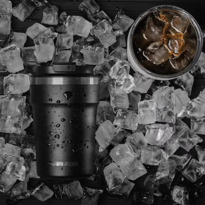 Tasses portables MHW-3BOMBER 360ml, tasse thermique pour café, eau, en acier inoxydable, tasse d'ext
