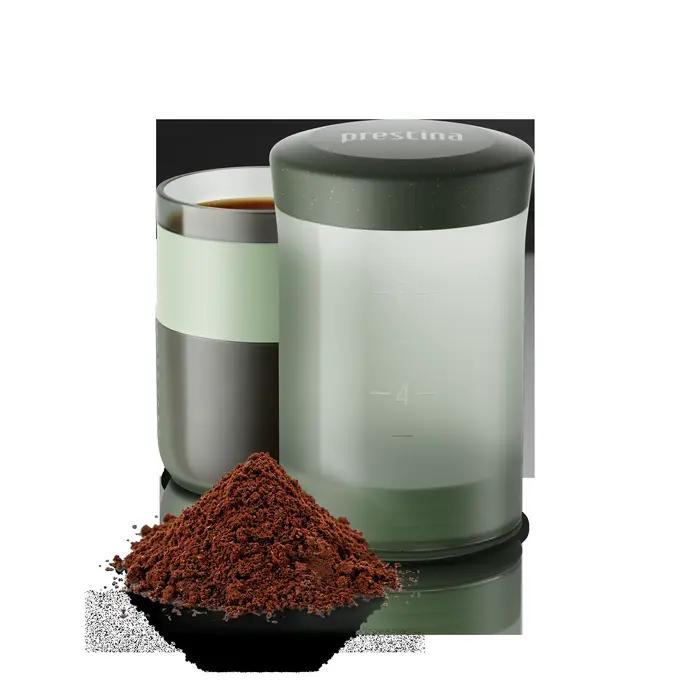 WACACO Prestina, cafetière à piston portable tout-en-un, cafetière manuelle pliable pour le camping,
