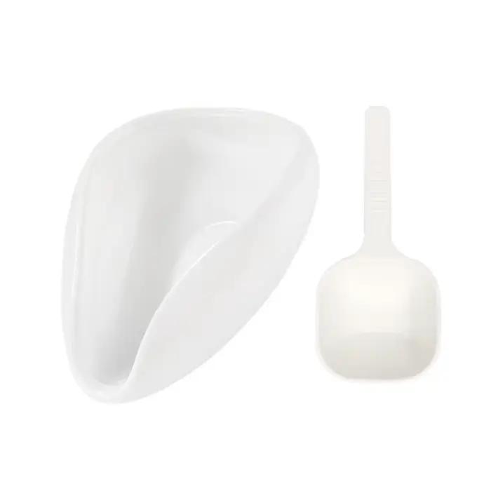 FLYMUYU Ensemble de tasses et cuillères doseurs de grains de café, kit de plateau de dosage en céram