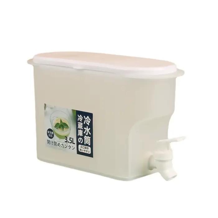 Bouilloire à eau froide de 3l avec robinet, pichet à thé glacé anti-fuite, distributeur de boissons 
