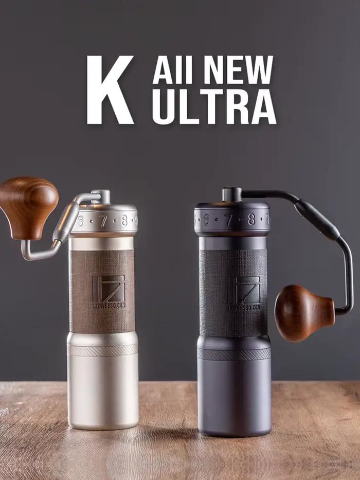 1Zpresso KUltra moulin à café manuel moulin Portable 48mm bavure en acier inoxydable