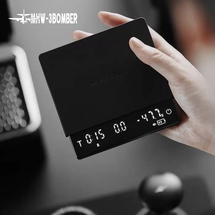 MHW-3BOMBER Numérique Cuisine Café Balance Haute Précision Cyclique Rechargeable Espresso Électroniq