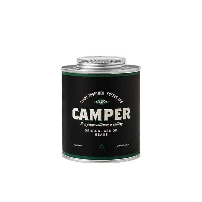 Récipient à café hermétique Portable, boîte en fer blanc de Camping en plein air, conservation de la