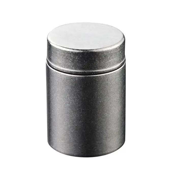 Boîte à thé Portable en titane pur 260ml, boîte à thé scellée de grande capacité, pot à thé résistan