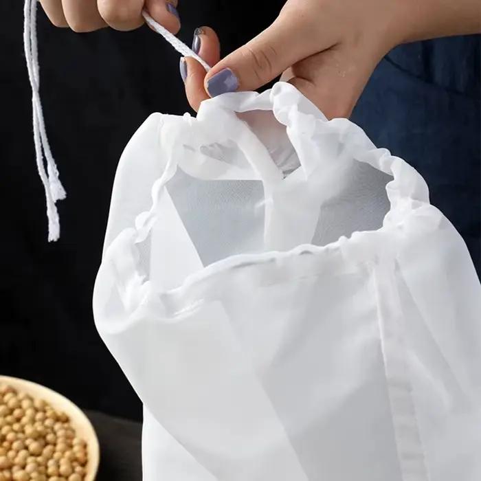100/200/300 maille filtre presser sac d'eau noix lait Net yaourt thé bière café alimentaire filtre c