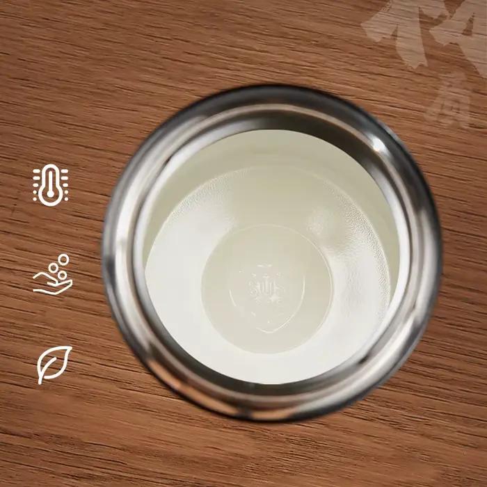 GIANGHTS-Tasse à café à isolation froide en acier inoxydable avec couvercle, bouteille d'eau domesti