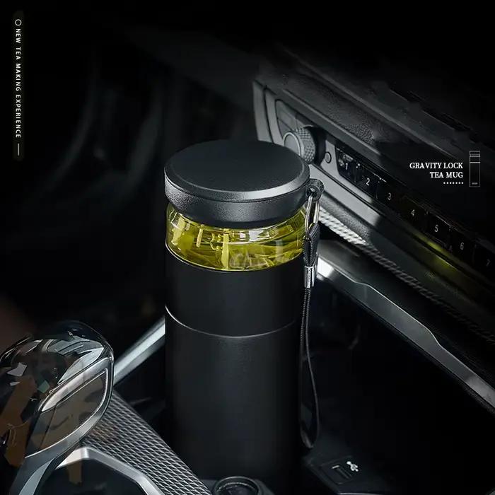 GIANGHTS-Tasse à café à isolation froide en acier inoxydable avec couvercle, bouteille d'eau domesti