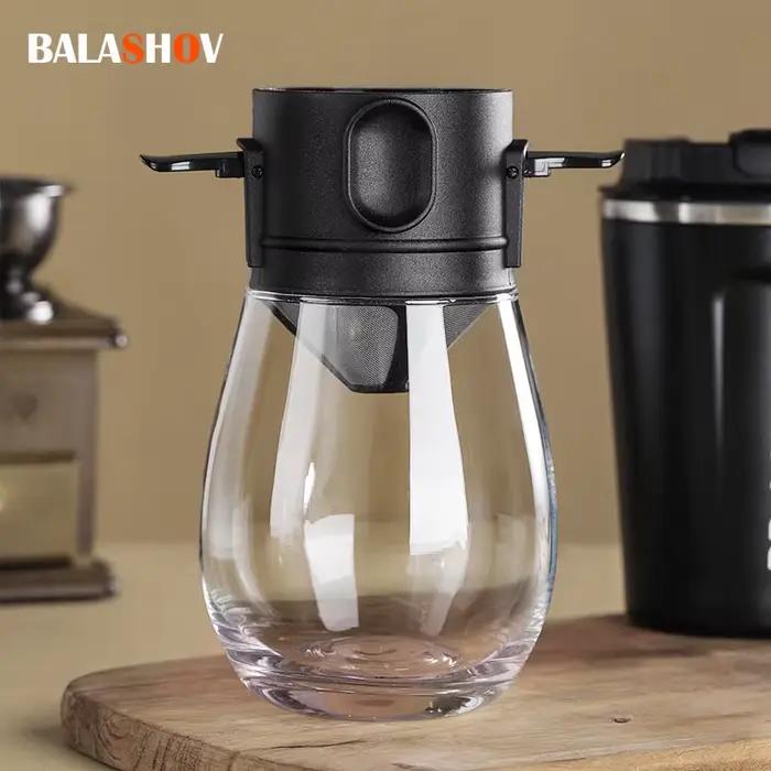 Filtre à café Portable en acier inoxydable, entonnoir à thé, infuseur à thé réutilisable, goutteur d