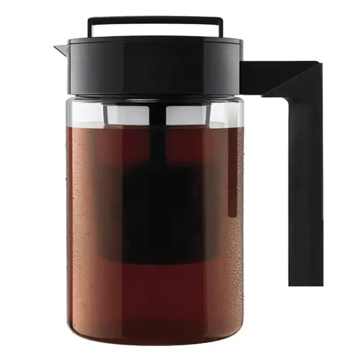 Cafetière glacée à infusion froide, 900ML/1300ML/2000ML, avec filtre et poignée, 1 pièce