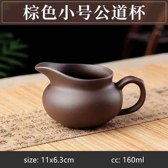 Tasse à thé chinoise en argile violette, tasse à thé Cha Hai Master, accessoires de service à thé fa