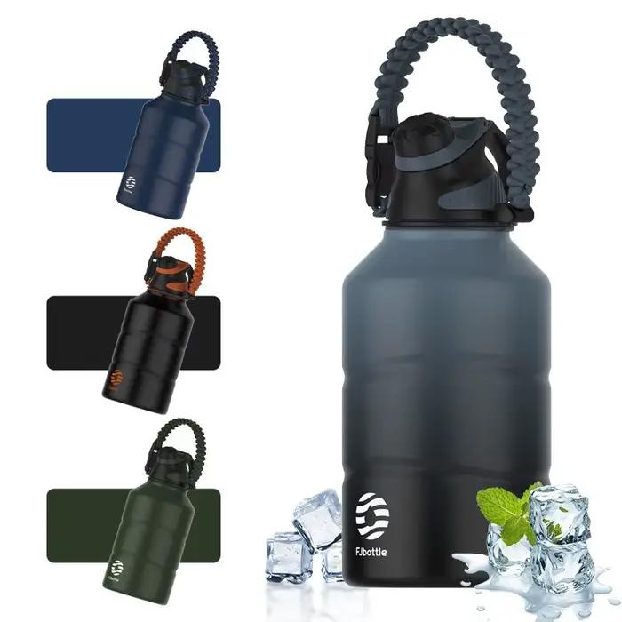 FEIJIAN Thermos bouteille 1,9L grande capacité en acier inoxydable bouteille d'eau thermique flacon 