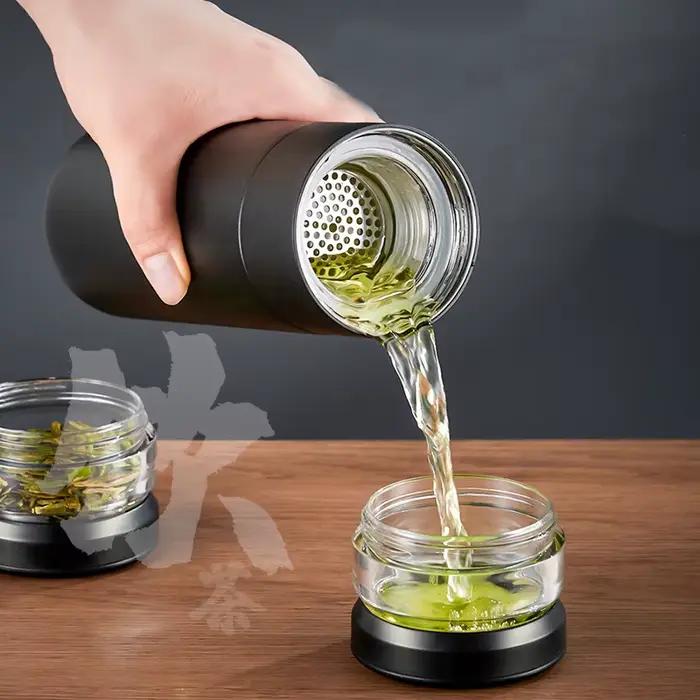 GIANGHTS-Tasse à café à isolation froide en acier inoxydable avec couvercle, bouteille d'eau domesti
