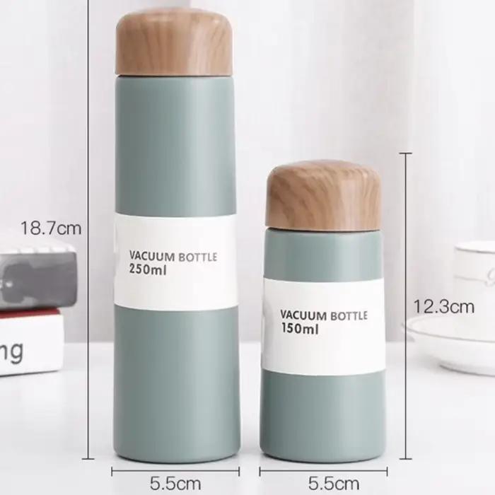 Tasse isolée Portable de 150ml/250ml, couvercles en plastique, conception mignonne, Mini bouteille d