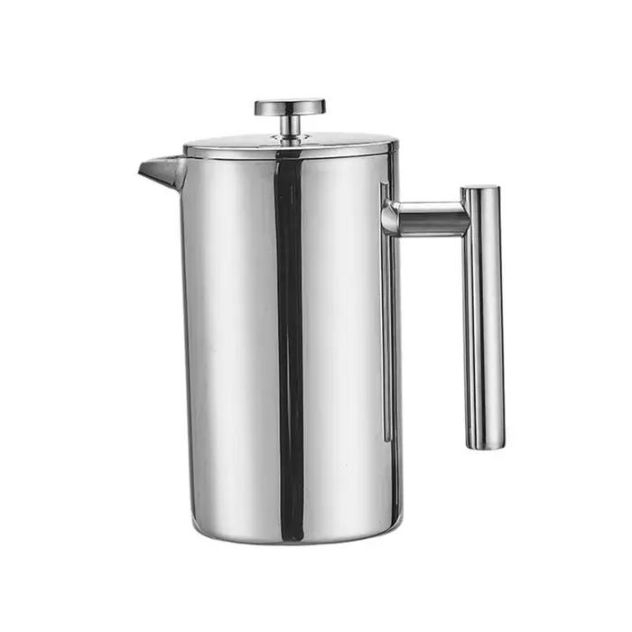 Cafetière à presse française de 350ml, cafetière isolée en acier inoxydable, Double paroi avec filtr