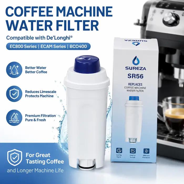 Cartouche de filtre à eau pour machine à café Delonghi, 1 pièce, remplacement compatible avec la sér