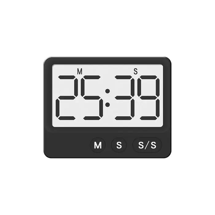 Minuterie numérique cuisine étude muet compte à rebours magnétique avec grand écran LCD minuterie nu