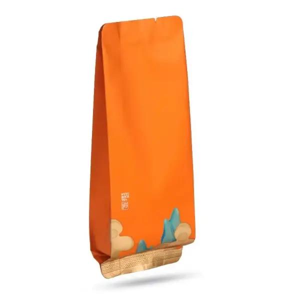Sac d'emballage de thé 15x5.5x2.5cm, sac d'emballage en aluminium, sac de rangement thermoscellé pou