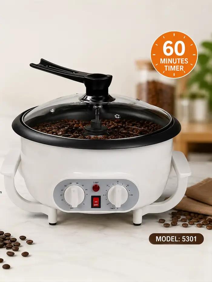 Torréfacteur électrique de grains de café avec contrôle de la température, four de cuisson pour arac