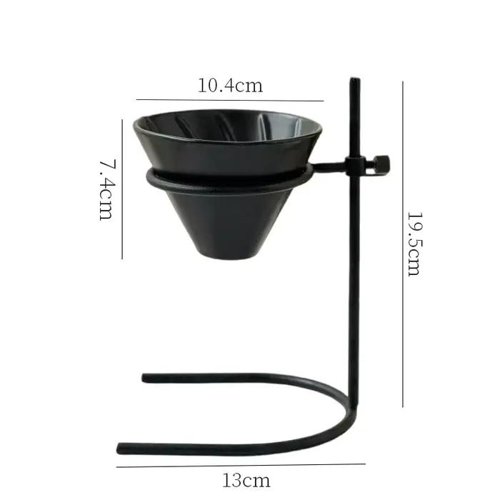 Support de tasse à filtre réglable, support de tasse à café, tasse filtrante en céramique, ensemble 