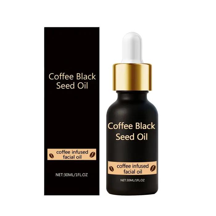 Huile de graines noires au café, hydratation en profondeur, rajeunissement du visage, réparation de 