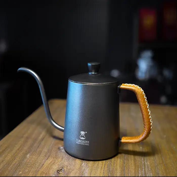 Bouilloire à café TIMEMORE Fish03 acier inoxydable pour café goutte à goutte thé voyage bureau occasionnelle usage quotidien durable facile à transporter