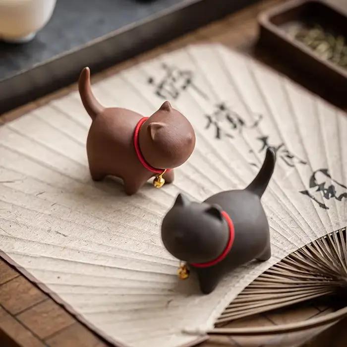 Service à thé Kung Fu en céramique pour animaux de compagnie