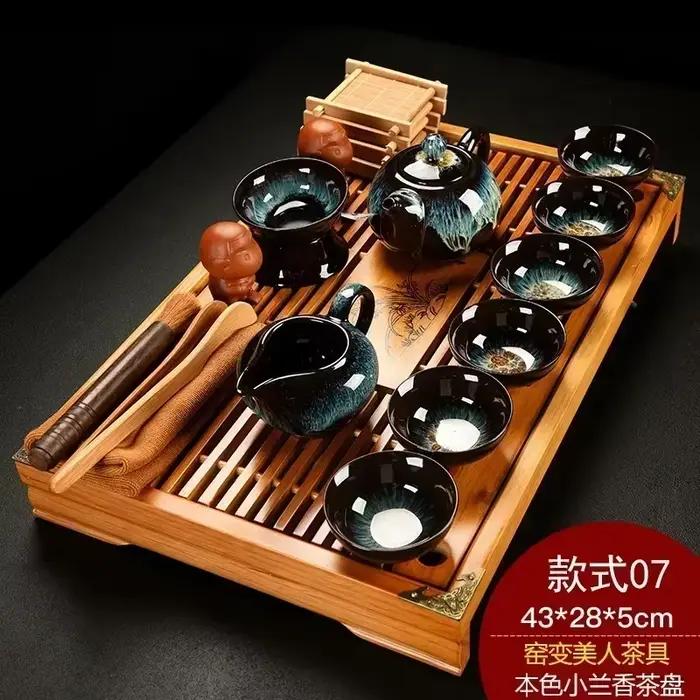 Ensemble De tasses à thé chinois en argile violette